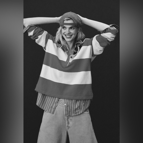 NWT Size M - The Bennet Buttondown Shirt by Maeve 100% Cotton (NWT US$ 98) - Picture 7 of 16